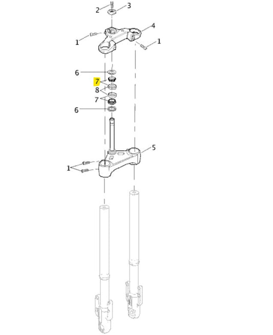 Harley-Davidson - Steering Head Bearing - V-Rod