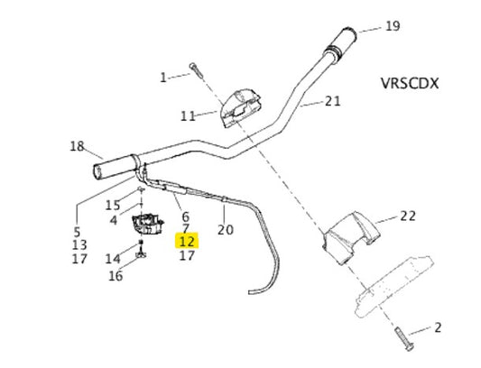 Harley-Davidson - Throttle Cable - V-Rod