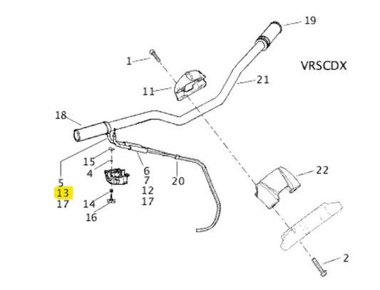 Harley-Davidson - Idle Cable - V-Rod